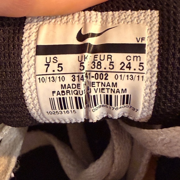 Women’s Vintage NIKE Dunk low 6.0 black/pink flash 314141-002. Size 7.5 - Picture 8 of 8